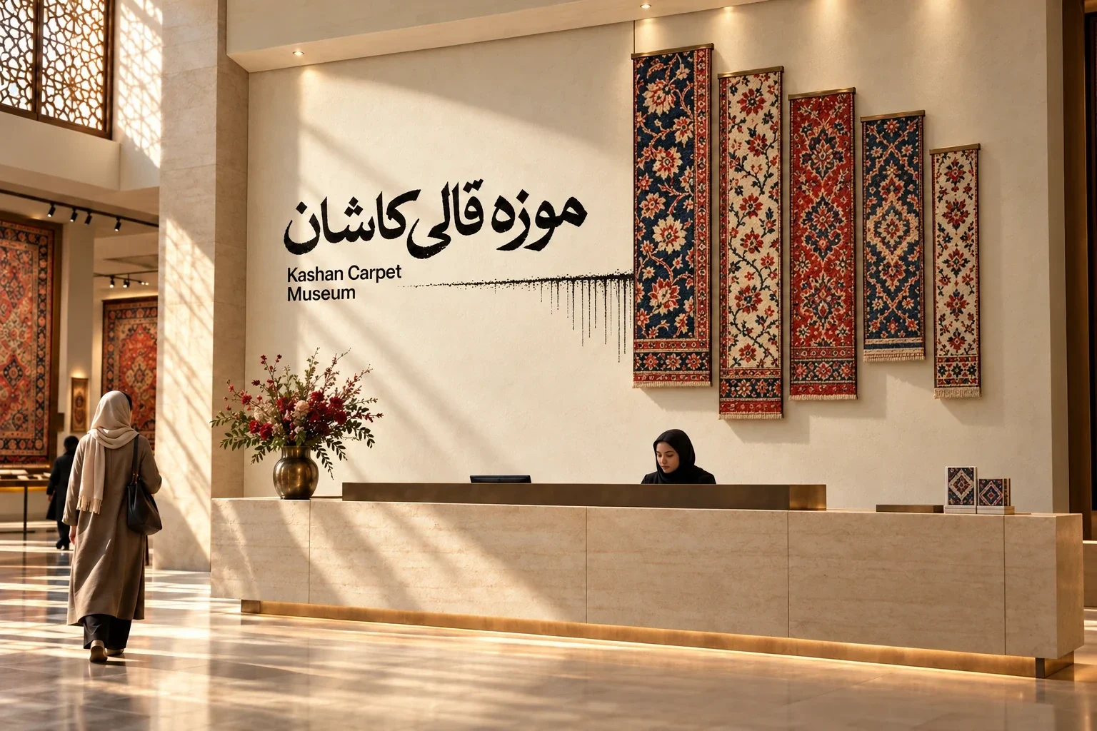متحف سجاد كاشان — هوية من الخيط والزخرفة